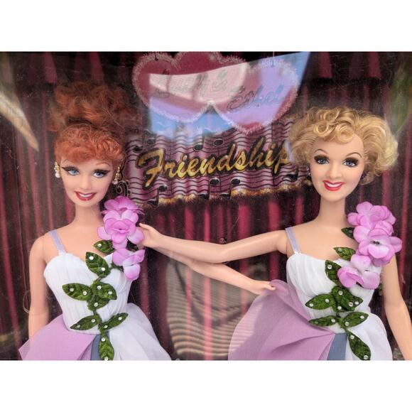 I Love Lucy Barbie Dolls Episode 69 Lucy and Ethel Buy the Same Dress In Box - Picture 3 of 8